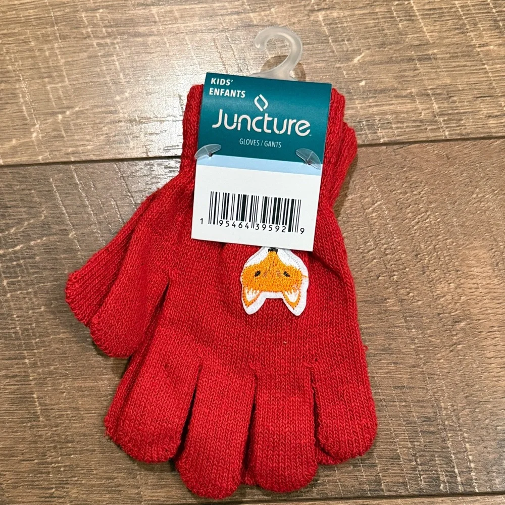 Cozy Red Fox Gloves for Kids